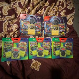 Pokemon TCG Blister Pack Bundle Kids OS Multi NEW Raikou Vileplume 5-Pack Lot